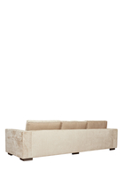 AH Sofa 4Str Grafito KT055 E/Champagne/Quilted Back Cushion and Side 300x100x86cm:Cream:One Size